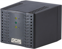 Стабилизатор напряжения Powercom TCA-2000 релейный, 2000ВА, 1000Вт, входное напряжение: 187-253В, рабочая частота: 50 Гц, выходные розетки: 4xCEE 7/4, защита от КЗ, защита от повышения напряжения