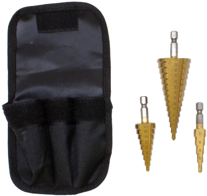 Набор сверл TURBOSKY SD1,  по дереву/металлу/пластику,  шестигранный,  3шт