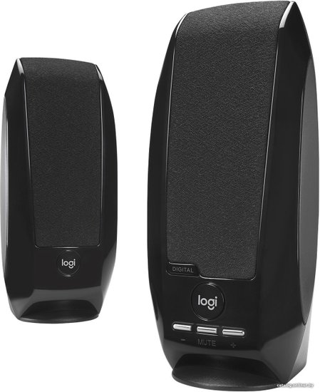 Акустика Logitech S150 980-000029 настольная полочная , 2.0, мощность RMS 1 Вт, 20-20000 Гц, пластик