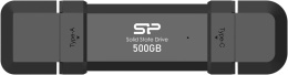Внешний диск SSD Silicon Power DS72, 500ГБ, черный [sp500gbuc3s72v1k]