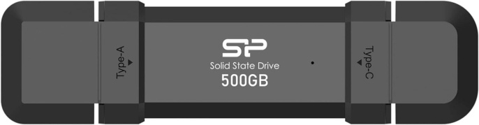 Внешний диск SSD Silicon Power DS72, 500ГБ, черный [sp500gbuc3s72v1k]