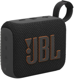 Колонка порт. JBL GO 4 черный/оранжевый 4.2W 1.0 BT 850mAh