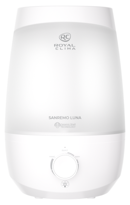 Увлажнитель воздуха ультразвуковой Royal Clima RUH-SL260/2.5M-WT, 2.5л, белый