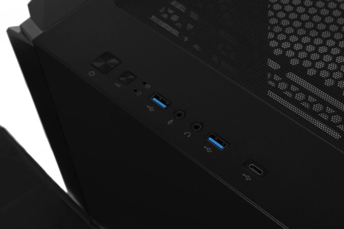 Корпус ATX GIGABYTE C301G, Midi-Tower, без БП,  черный [28300-gc301b-1ckr]