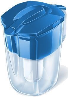 Фильтр-кувшин для очистки воды Аквафор Гарри,  синий,  3.9л [501735]