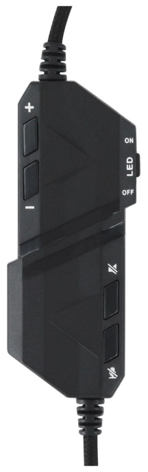 Гарнитура игровая Acer AHW120,  для компьютера, мониторные,  проводные, черный [zl.hdscc.01c]
