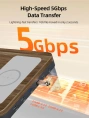 Подставка CABLETIME CSM1G (CT-MRH01-AG) с концентратором 9-в-1