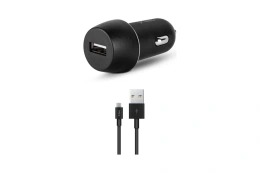 Автомобильное зарядное устройство TTEC SmartCharger 2.1A In-Car Charger с кабелем Micro USB. Цвет: черный 2CKS20MS