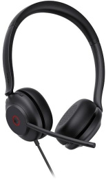 Головная гарнитура Yealink UH35 Dual UC Дуо, Проводная, HD звук, шумоподавление, LED-индикатор, USB