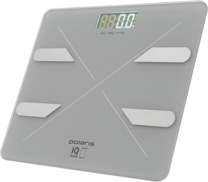 Весы напольные электронные Polaris PWS 1898 IQ Home макс.180кг белый