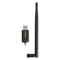 Сетевой адаптер Wi-Fi 5 двухдиапазонный высокого усиления ExeGate EDWA-186-AC1300-2 (Wi-Fi AC (a/b/g/n/ac), чипсет Realtek8812, 2.4 ГГц до 400 Мбит/с + 5 ГГц до 867 Мбит/с, 1x5dBi внешняя съемная антенна, USB 3.0) EX299655RUS