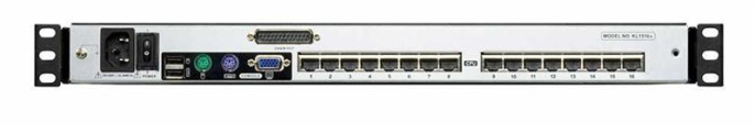 KVM консоль ATEN 16P CAT-5 HIGH DENSITY DUAL RAIL LCD KVM. KL1516AN-AXA-RG