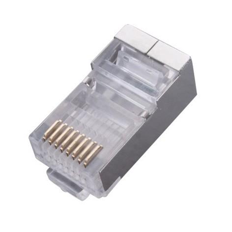 NEOMAX Коннектор RJ-45 Cat.5E, STP экранированный , универсальные ножи, 8P8C, 100 шт.[NM-RJ45-8P8C-S5E-102]
