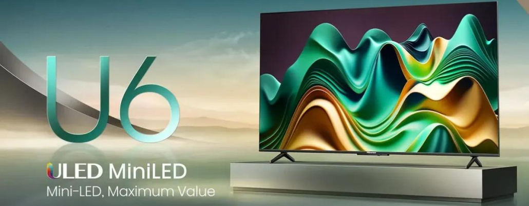 Hisense показала 165-герцевые телевизоры MiniLED с поддержкой Dolby Atmos