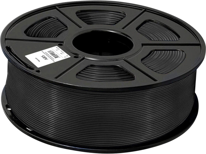 Пластик Cactus CS-3D-ABS-1KG-BLACK ABS/ 1.75мм/ 1кг/ 386м/ черный