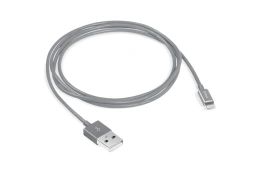 Кабель TTEC Lightning USB-A Charge&Data Cable. Длина: 100 см. Цвет: серый 2DK7508GR