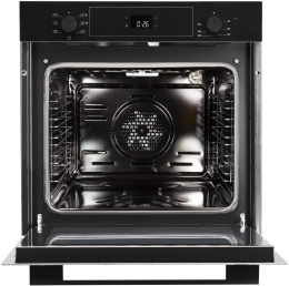 Духовой шкаф электрический ZIGMUND & SHTAIN E 158 B,  72л,  дверца с 3 стеклами,  черный