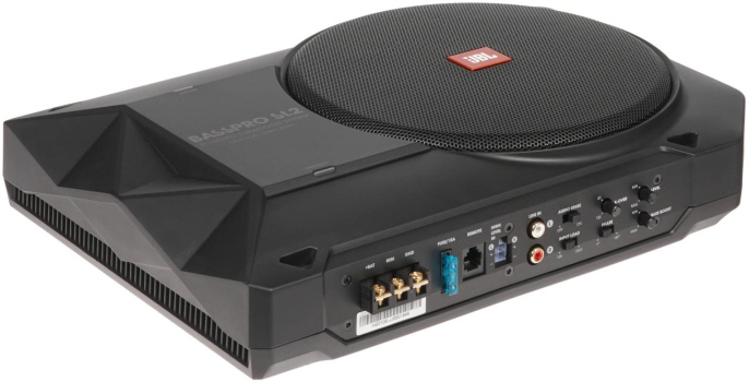 Сабвуфер автомобильный JBL BassPro SL2 125Вт активный 20см/8"