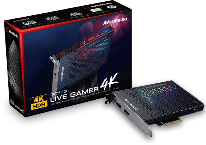 Карта видеозахвата AVERMEDIA LIVE GAMER 4K GC573,  внутренний