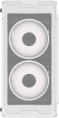 Корпус mATX Oklick OCC-MN302F, Mini-Tower, без БП,  белый