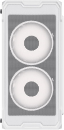 Корпус mATX Oklick OCC-MN302F, Mini-Tower, без БП,  белый