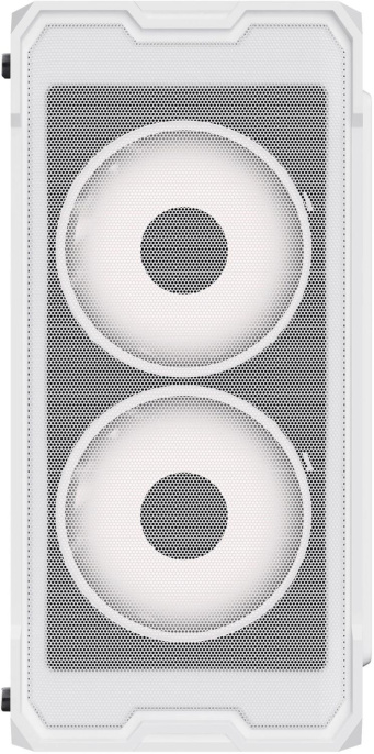 Корпус mATX Oklick OCC-MN302F, Mini-Tower, без БП,  белый