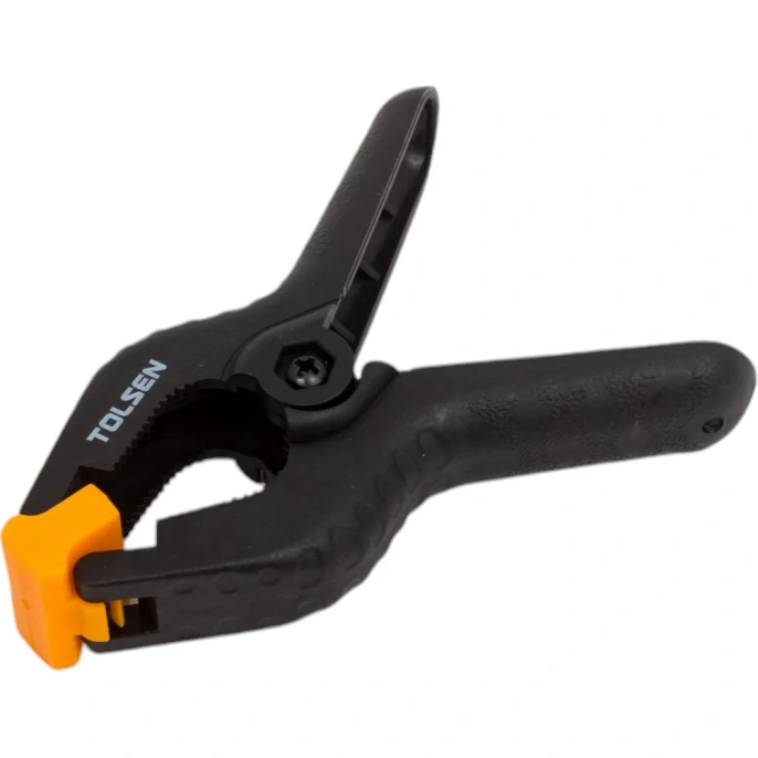 Струбцина-прищепка TOLSEN с фиксатором 4" 100 мм 10198