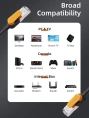 Патч-корд CABLETIME CN61H (CT-CAT6F-PB1) 1 м, FTP CAT6 Gigabit Ethernet из чистой меди, оранжевый+черный