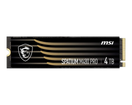 Твердотельный накопитель MSI SSD SPATIUM M480 Pro, 2000GB, M.2 22x80mm , NVMe, PCIe 4.0 x4, 3D TLC, R/W 7400/7000, IOPs 1 000 000/1 000 000, DRAM buffer 2048MB, TBW 1400, DWPD 0.38 5 лет S78-440Q600-P83