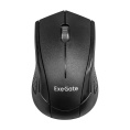Беспроводная мышь ExeGate Professional Standard SR-9022 радиоканал 2,4 ГГц, USB, оптическая, 1200dpi, 3D, 3 кнопки и колесо прокрутки, черная, Color Box EX269648RUS