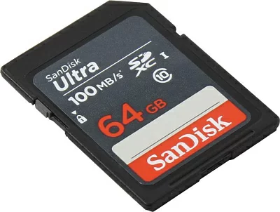 Флеш карта SDXC 64Gb Class10 Sandisk SDSDUNR-064G-GN3IN Ultra