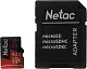 Карта памяти Netac NT02P500PRO-256G-R microSDXC Memory Card 256Gb A1 V30 UHS-I U1 + microSD-- SD Adapter