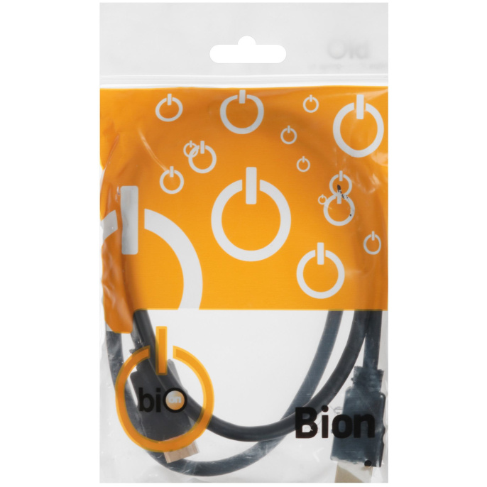 Bion Кабель HDMI v2.0, 19M/19M, 3D, 4K UHD, 1м, черный [BXP-HDMI2MM-010]/[BN-HDMI2MM-1M]