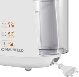 Овощерезка MAUNFELD, 150 Вт, 5 насадок, белый/зеленый MF-1031GC