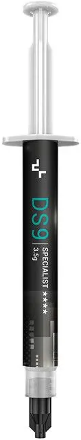 Термопаста DeepCool DS9 3.5г R-DS9-GY035C-G теплопроводность: 6.5 W/ m·K , удельный вес: 3.5 г/см³, не вызывает коррозии, цвет: серый