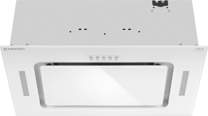 Встраиваемая вытяжка MEFERI Ultra INBOX52WH Glass, управление кнопочное, белый [inbox52wh glass ultra]