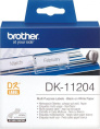Картридж Brother DK11204, черный шрифт, белый фон,  DK11204
