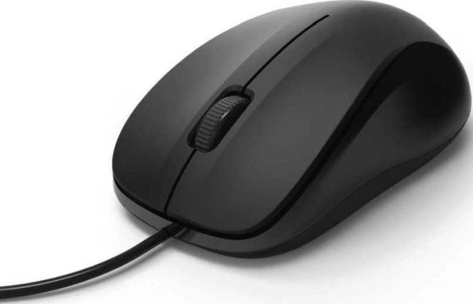Мышь проводная HAMA MC-300, оптическая, USB, 1200dpi, черный [00182606]