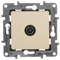 Розетка телевизионная Legrand Etika скрытая, слоновая кость [672351]