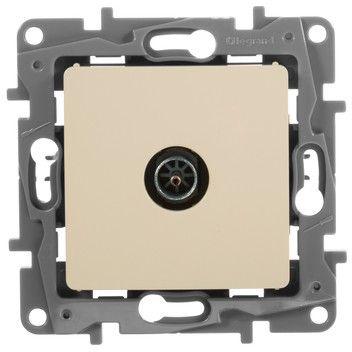 Розетка телевизионная Legrand Etika скрытая, слоновая кость [672351]