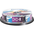 Диск DVD-R Philips 4.7 Gb, 16x, Cake Box 10 DM4S6B10F/97