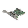 Контроллер ExeGate EXE-314 (PCI-E x1 v2.0, 4*USB3.0 ext., разъем доп.питания SATA 15pin, VIA Labs Chipset VL805) EX283716RUS
