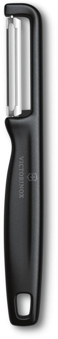 Овощечистка Victorinox Iotaс лезвием двухсторон. черный упак.:европодвес (6.0942.3)