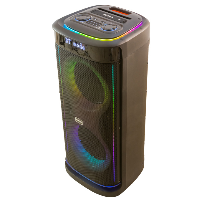 Минисистема Supra SMB-999 черный 150Вт FM USB BT SD