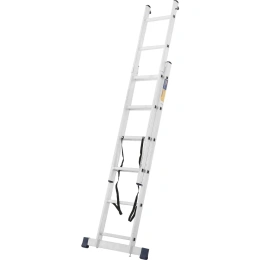 Лестница ТУНДРА двухсекционная, алюминиевая, 6 ступеней 7533877