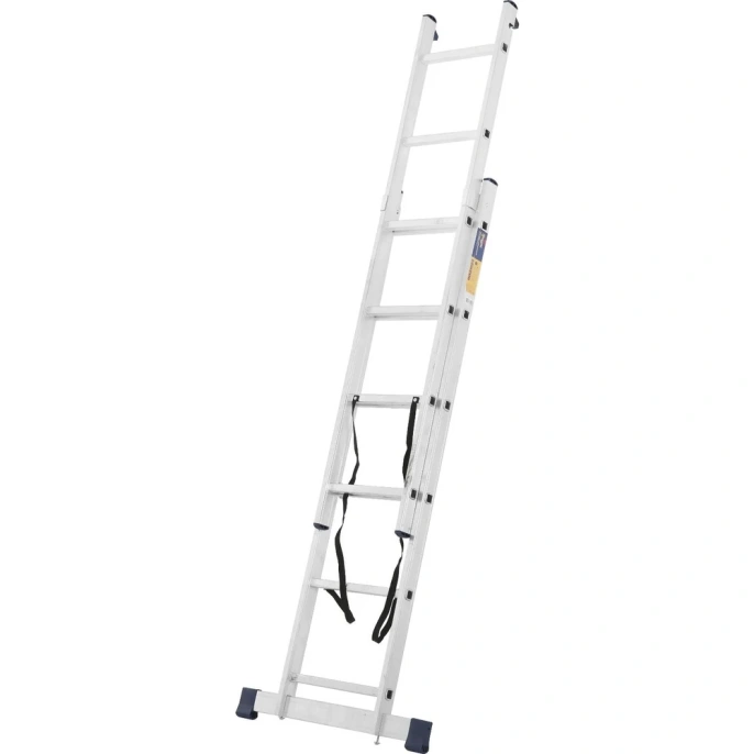 Лестница ТУНДРА двухсекционная, алюминиевая, 6 ступеней 7533877