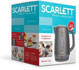 Чайник электрический Scarlett SC-EK21S42, 1.8л, пластик