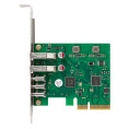 Контроллер ExeGate EXE-313V2-2A3C 10Gbps PCI-E x4 v3.0, USB3.2 Gen2 2xType-A + 3xType-C ext., SuperSpeed+ скорость до 10 Гбит/с. EX299800RUS