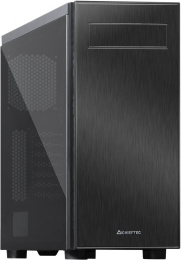 Корпус ATX CHIEFTEC Hawk, Midi-Tower, без БП,  черный [al-02b-tg-op]