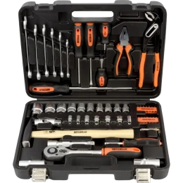 Набор инструмента АвтоDело 1/2" DR 1/4" DR 56 предметов 39856 10997